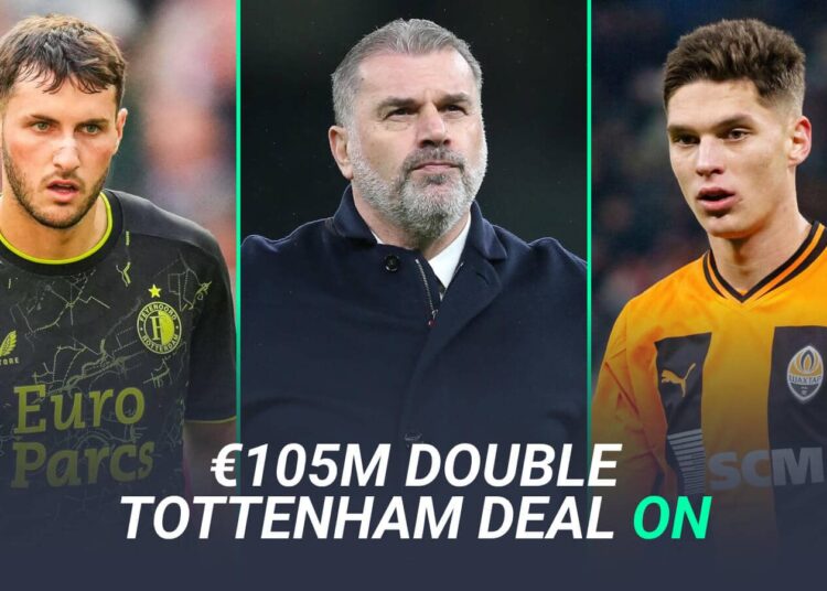 Tottenham plot massive double transfer as Ange Postecoglou awaits January signings
