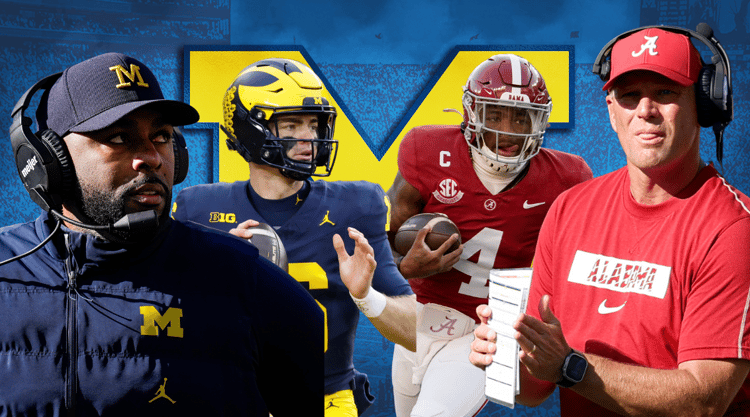 “Dawgs will always be on this D-line,” says Michigan’s defensive front as they upset Alabama.