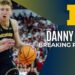 Danny Wolf breaks michigan wolverines steals record during Northwestern game…….