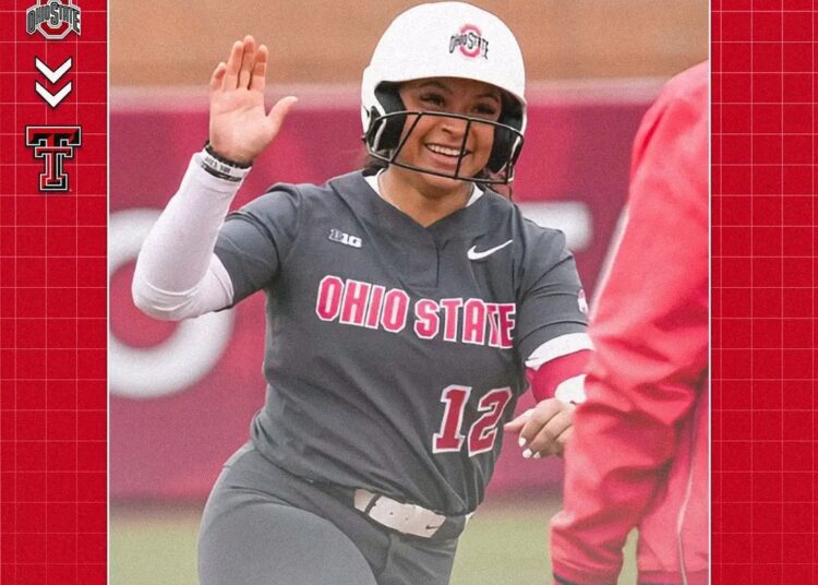 𝗖𝗢𝗠𝗠𝗜𝗧𝗧𝗘𝗗: Texas Tech Softball has landed the commitment of Jasmyn Burns, a catcher transfer from Ohio State! In 2025, Jasmyn had:  75 hits,25 home runs (BIG 10 Single-season record), 455 batting av  72 RBI Welcome to the 806, Jasmyn!… Read more