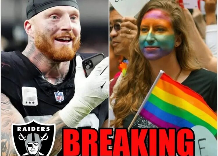 BREAKING NEWS: Maxx Crosby announces his refusal to celebrate Pride Month in June — he says “WOKE” doesn’t deserve to be commemorated, citing for….full details