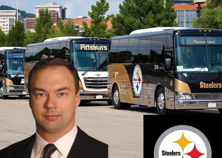 Pittsburgh steelers thanking Thomas Tull for the Donation Five Buses to Pittsburgh steelers —Calls It “A Way for Easy Transportation of…Read more