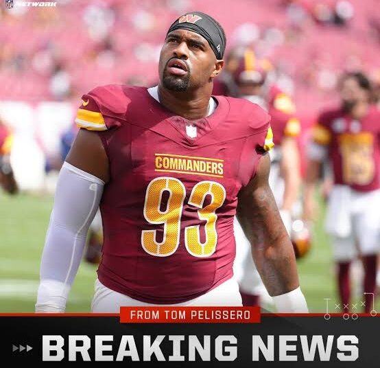 DONE DEAL: Defensive lineman Jonathan Allen Re-Signs a 4-year Contract With Commanders Washington as the new General quarterback. $105 Million and guarantee of…. See more