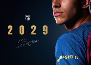 OFFICIAL: Barca extends contract with 18-year-old Bernal until 2029, release clause reportedly 1 billion euros