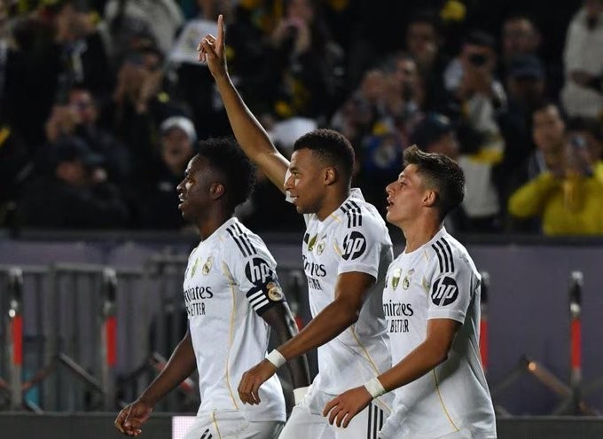 Kylian Mbappe scored a hat-trick and reached 60 Champions League goals as Real Madrid thrashed Kairat Almaty in Kazakhstan