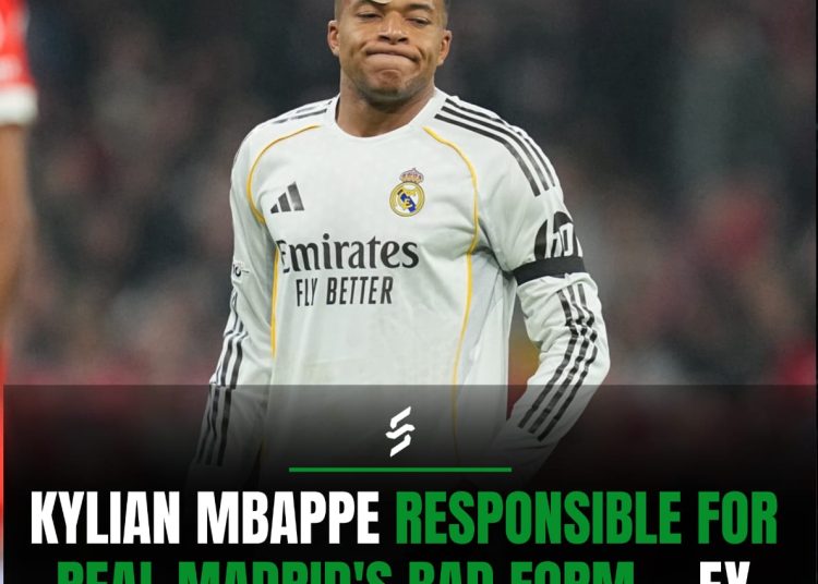 Kylian Mbappe Responsible for Real Madrid’s Bad form – Ex France Star says